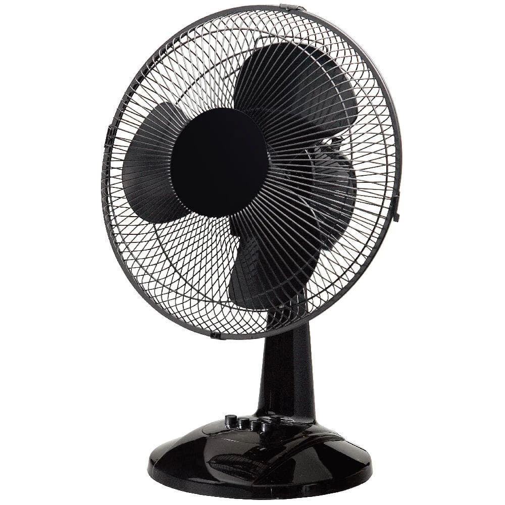 Hampton Bay 12 in. Black Portable Personal Table Fan 1 Hampton Bay 12 in. Black Portable Personal Table Fan
