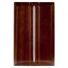 Hampton Bay Wireless or Wired Doorbell Chime, Dark Oak Wood with Silver Insert