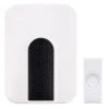 Hampton Bay Wireless Plug-In Doorbell Kit with Wireless Push Button, White