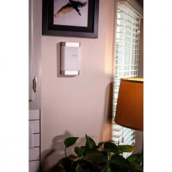 Hampton Bay Wireless Battery Operated Doorbell Kit with Wireless Push Button, White and Nickel -Hampton Bay Shop hampton bay doorbell kits hb 7314 00 31 1000