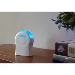 Hampton Bay Wireless Battery Operated Tabletop Doorbell Kit with LED Strobe Light and Wireless Push Button, White -Hampton Bay Shop hampton bay doorbell kits hb 7778 02 31 1000