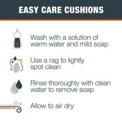 Hampton Bay 26.5 in. x 23.5 in. x 4 in. Charlottetown Green Bean Outdoor Swivel Chair Replacement Cushion -Hampton Bay Shop hampton bay lounge chair cushions 89 55644 fa 1000