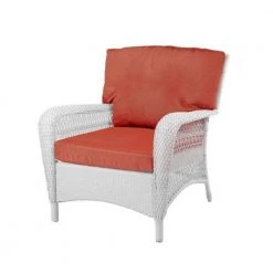 Hampton Bay Charlottetown 23 in. x 26 in. CushionGuard 2-Piece Outdoor Deep Seat Replacement Cushion Set in Quarry Red (2-Pack) -Hampton Bay Shop hampton bay lounge chair cushions 89 qr26sb 2 a0 1000