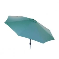 Hampton Bay 10 ft. Aluminum Auto-Tilt Market Outdoor Patio Umbrella in Emerald Coast -Hampton Bay Shop hampton bay market umbrellas 9110 01296400 c3 1000