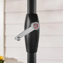 Hampton Bay 9 ft. Aluminum Market Push Button Tilt Patio Umbrella in Aloe Green -Hampton Bay Shop hampton bay market umbrellas 9800 01567811 a0 1000