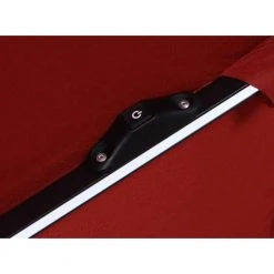 Hampton Bay 9 ft. Aluminum Market Solar Tilt Patio Umbrella in Chili -Hampton Bay Shop hampton bay market umbrellas it827v1 a0 1000