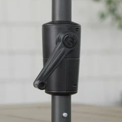 Hampton Bay 6.5 ft. x 10 ft. Aluminum Market Tilt Patio Umbrella in Riverbed 9 Hampton Bay 6.5 ft. x 10 ft. Aluminum Market Tilt Patio Umbrella in Riverbed -Hampton Bay Shop hampton bay market umbrellas ub003a 1d 1000