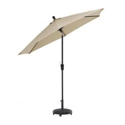 Hampton Bay 9 ft. Aluminum Market Crank and Tilt Patio Umbrella in Riverbed Taupe 7 Hampton Bay 9 ft. Aluminum Market Crank and Tilt Patio Umbrella in Riverbed Taupe -Hampton Bay Shop hampton bay market umbrellas uca171057 rvb 40 1000