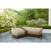 Hampton Bay L-Shape Beige Patio Furniture Cover