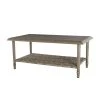 Hampton Bay Windsor Brown Metal Outdoor Patio Coffee Table