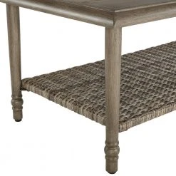 Hampton Bay Windsor Brown Metal Outdoor Patio Coffee Table -Hampton Bay Shop hampton bay outdoor coffee tables a209008500 a0 1000