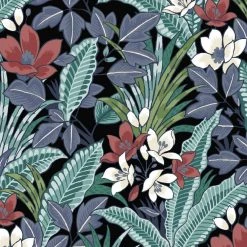 Hampton Bay 19 in. x 20 in. x 3.5 in. Tropical Square Outdoor Seat Cushion -Hampton Bay Shop hampton bay outdoor dining chair cushions tm02070b 9d6 4f 1000