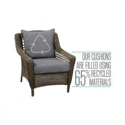 Hampton Bay 20 in. x 19 in. CushionGuard Outdoor Welted Mid Back Dining Chair Cushion in Khaki -Hampton Bay Shop hampton bay outdoor dining chair cushions xm0a537a 9d6 1f 1000