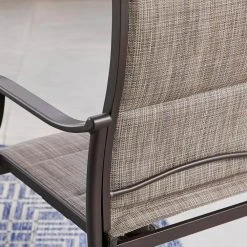 Hampton Bay Riverbrook Espresso Brown Swivel Steel Padded Sling Outdoor Patio Dining Chairs (2-Pack) 7 Hampton Bay Riverbrook Espresso Brown Swivel Steel Padded Sling Outdoor Patio Dining Chairs (2-Pack) -Hampton Bay Shop hampton bay outdoor dining chairs rvb 001 a0 1000