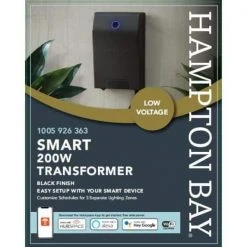 Hampton Bay 200 W Smart Hubspace Landscape Transformer -Hampton Bay Shop hampton bay outdoor lighting accessories hb 200 1215wifi 76 1000