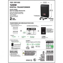 Hampton Bay Low-Voltage 120-Watt Landscape Transformer -Hampton Bay Shop hampton bay outdoor lighting accessories sl 120 12a fa 1000