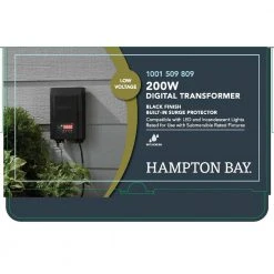 Hampton Bay Low-Voltage 200-Watt Landscape Transformer -Hampton Bay Shop hampton bay outdoor lighting accessories sl 200 12a 44 1000