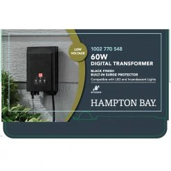 Hampton Bay Low-Voltage 60-Watt Landscape Transformer 14 Hampton Bay Low-Voltage 60-Watt Landscape Transformer -Hampton Bay Shop hampton bay outdoor lighting accessories sl 60 12 sv fa 1000