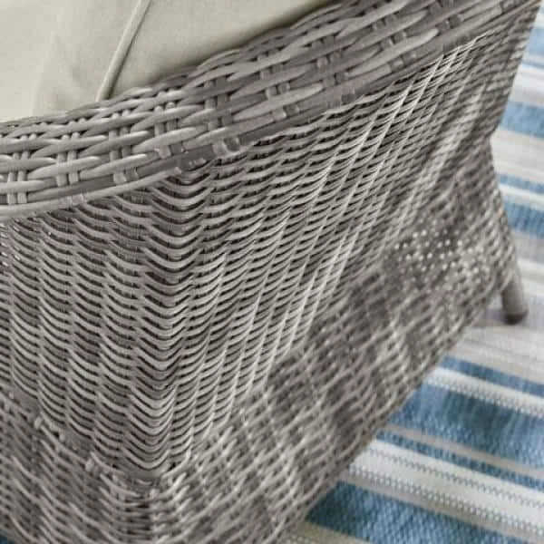 Hampton Bay Chasewood Brown Wicker Outdoor Patio Stationary Lounge Chair with CushionGuard Biscuit Cushions 5 Hampton Bay Chasewood Brown Wicker Outdoor Patio Stationary Lounge Chair with CushionGuard Biscuit Cushions - Image 5