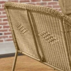 Hampton Bay Rosemont Light Brown Steel Wicker Outdoor Patio Loveseat with Putty Tan Cushion 7 Hampton Bay Rosemont Light Brown Steel Wicker Outdoor Patio Loveseat with Putty Tan Cushion -Hampton Bay Shop hampton bay outdoor loveseats 65 913br44 1 1d 1000