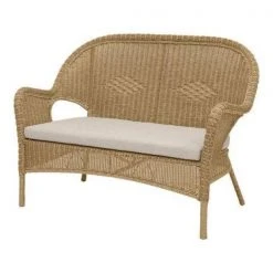 Hampton Bay Rosemont Light Brown Steel Wicker Outdoor Patio Loveseat with Putty Tan Cushion 6 Hampton Bay Rosemont Light Brown Steel Wicker Outdoor Patio Loveseat with Putty Tan Cushion -Hampton Bay Shop hampton bay outdoor loveseats 65 913br44 1 40 1000