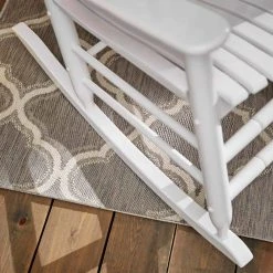 Hampton Bay White Wood Outdoor Rocking Chair -Hampton Bay Shop hampton bay outdoor rocking chairs a211030301 1d 1000