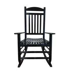 Hampton Bay Black Wooden Outdoor Rocking Chair -Hampton Bay Shop hampton bay outdoor rocking chairs hb002bk c3 1000