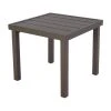 Hampton Bay Fernlake 20 in. x 20 in. Steel Outdoor Patio Side Table