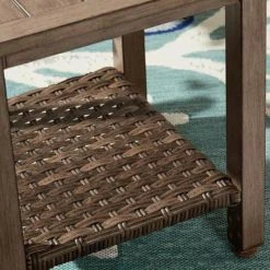 Hampton Bay Geneva 18 in. Square Steel Wicker Outdoor Patio Side Table 10 Hampton Bay Geneva 18 in. Square Steel Wicker Outdoor Patio Side Table -Hampton Bay Shop hampton bay outdoor side tables fws60610a a0 1000