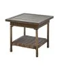 Hampton Bay Beacon Park Steel Wicker Outdoor Accent Table