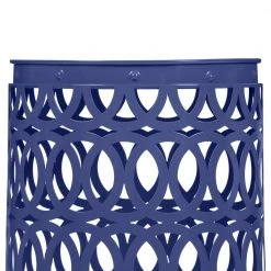 Hampton Bay 19.5 in. H Twilight Blue Metal Round Outdoor Side Table 7 Hampton Bay 19.5 in. H Twilight Blue Metal Round Outdoor Side Table -Hampton Bay Shop hampton bay outdoor side tables hd21on005t 40 1000
