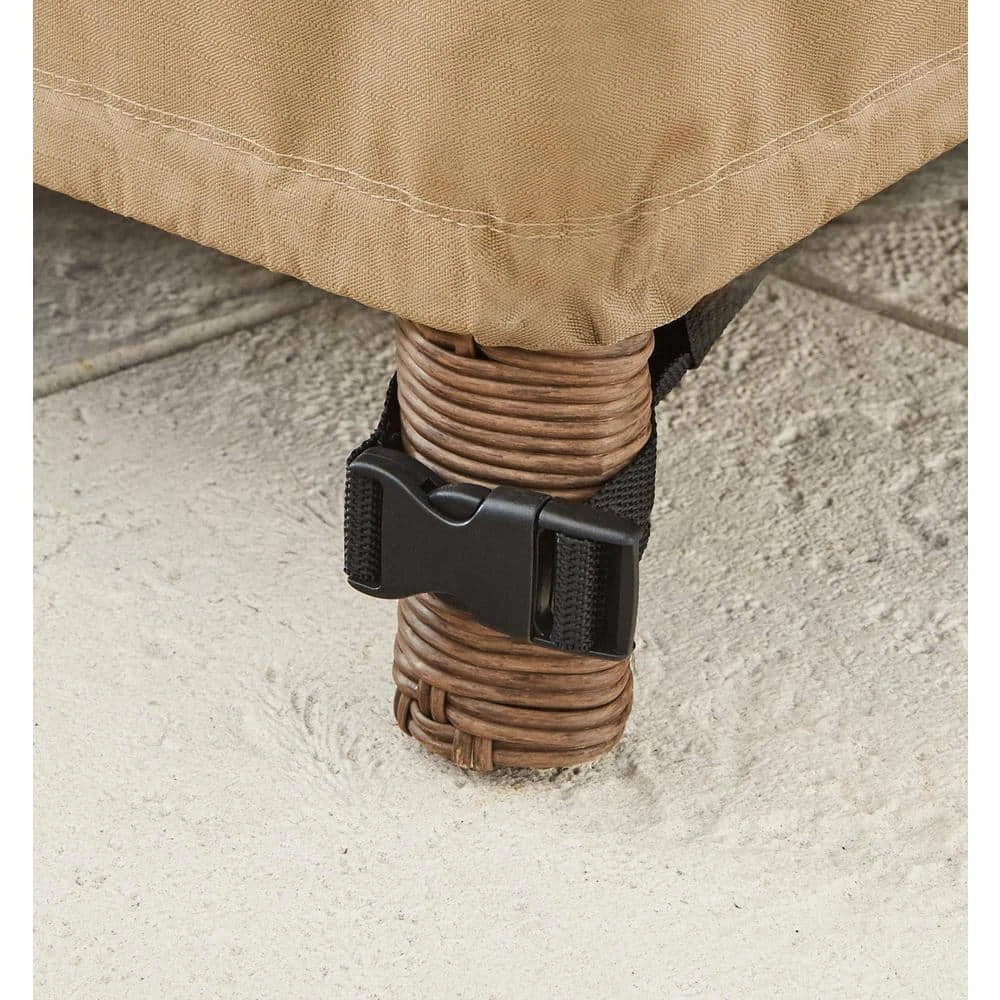 Hampton Bay Rectangular Outdoor Patio Table with Chair Cover 2 Hampton Bay Rectangular Outdoor Patio Table with Chair Cover - Image 2