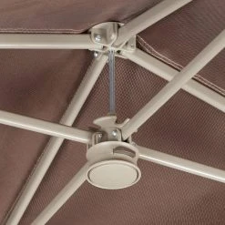 Hampton Bay Stockton 11 ft. x 11 ft. Brown Outdoor Patio Pop-Up Canopy with Netting -Hampton Bay Shop hampton bay pop up tents cl121pa 1d 1000