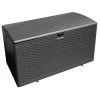 Hampton Bay 150 Gal. Brown Resin Wicker Outdoor Storage Deck Box with Lockable Lid