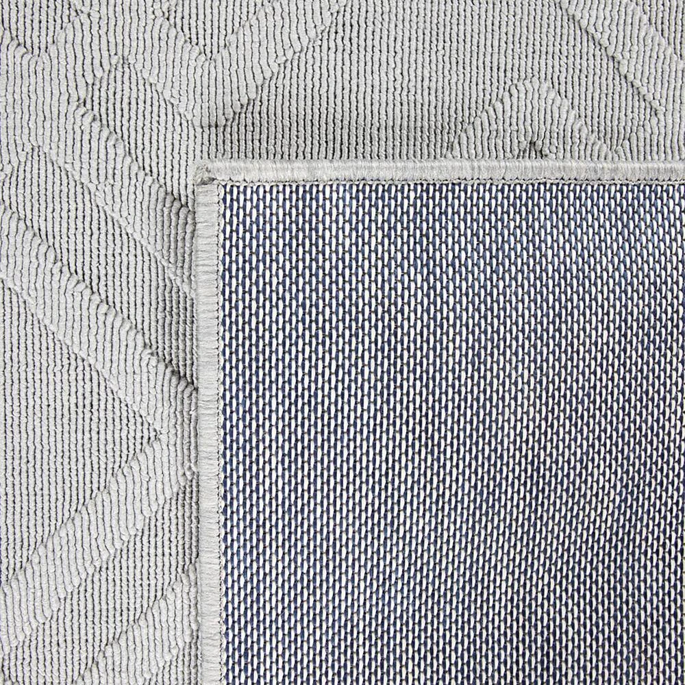 Hampton Bay Diamond Light Gray 9 ft. x 12 ft. Indoor/Outdoor Area Rug 5 Hampton Bay Diamond Light Gray 9 ft. x 12 ft. Indoor/Outdoor Area Rug - Image 5