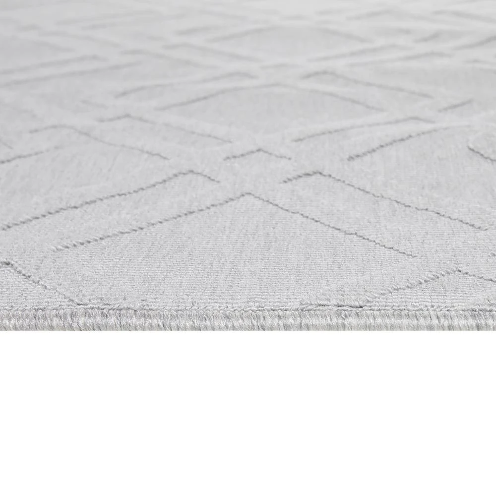 Hampton Bay Diamond Light Gray 9 ft. x 12 ft. Indoor/Outdoor Area Rug 3 Hampton Bay Diamond Light Gray 9 ft. x 12 ft. Indoor/Outdoor Area Rug - Image 3
