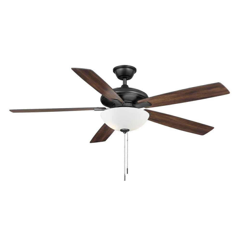 Hampton Bay Abbeywood 60 in. LED Matte Black Smart Hubspace Ceiling Fan with Light and Remote 7 Hampton Bay Abbeywood 60 in. LED Matte Black Smart Hubspace Ceiling Fan with Light and Remote - Image 7