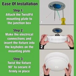 Hampton Bay Greenhaven 11 in. 1-Light Black Motion Sensing LED Outdoor Flush Mount Light Color Selectable Ceiling Light 830 Lumens 16 Hampton Bay Greenhaven 11 in. 1-Light Black Motion Sensing LED Outdoor Flush Mount Light Color Selectable Ceiling Light 830 Lumens -Hampton Bay Shop matte black hampton bay outdoor flush mount lights 564281011 c3 1000