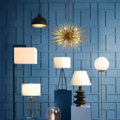 Hampton Bay Talullah 1-Light Matte Black Pendant Lighting with Gold Interior -Hampton Bay Shop matte black hampton bay pendant lights 60953 d4 1000