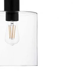 Hampton Bay Sutton Place 1-Light Matte Black Pendant -Hampton Bay Shop matte black hampton bay pendant lights 65158 40 1000