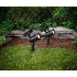 Hampton Bay Solar 50 Lumens Black Outdoor Integrated LED Adjustable Beam Spotlight (2-Pack); Weather/Water/Rust Resistant 7 Hampton Bay Solar 50 Lumens Black Outdoor Integrated LED Adjustable Beam Spotlight (2-Pack); Weather/Water/Rust Resistant -Hampton Bay Shop matte black hampton bay spotlights 93021 40 1000