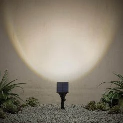 Hampton Bay Solar 50 Lumens Black Outdoor Integrated LED Adjustable Beam Spotlight (2-Pack); Weather/Water/Rust Resistant 9 Hampton Bay Solar 50 Lumens Black Outdoor Integrated LED Adjustable Beam Spotlight (2-Pack); Weather/Water/Rust Resistant -Hampton Bay Shop matte black hampton bay spotlights 93021 4f 1000