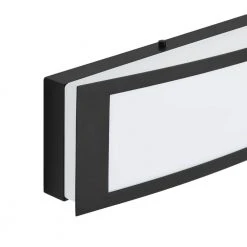 Hampton Bay Woodbury 24.6 in. 1-Light Matte Black Integrated LED Bathroom Vanity Light Bar with Frosted Acrylic Shade 15 Hampton Bay Woodbury 24.6 in. 1-Light Matte Black Integrated LED Bathroom Vanity Light Bar with Frosted Acrylic Shade -Hampton Bay Shop matte black hampton bay vanity lighting iqp1301lx 07 bk 66 1000