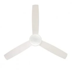 Hampton Bay Caprice 52 in. Integrated LED Indoor Matte White Ceiling Fan with Light Kit and Remote Control -Hampton Bay Shop matte white hampton bay ceiling fans with lights sw19151r mwh 66 1000