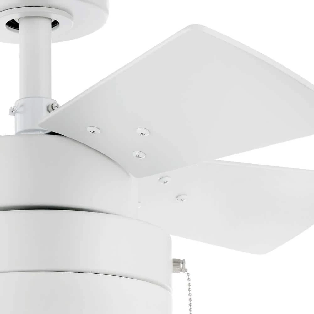 Hampton Bay Metarie II 24 in. LED Matte White Smart Hubspace Ceiling Fan with Light and Remote 5 Hampton Bay Metarie II 24 in. LED Matte White Smart Hubspace Ceiling Fan with Light and Remote - Image 5