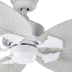 Hampton Bay Lillycrest 52 in. Indoor/Outdoor Matte White Ceiling Fan with Downrod and Reversible Motor; Light Kit Adaptable -Hampton Bay Shop matte white hampton bay ceiling fans without lights 32718 c3 1000