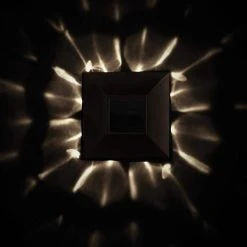 Hampton Bay Solar 15 Lumens Mediterranean Bronze Outdoor Integrated LED 3000K Warm White Landscape Post Cap Light -Hampton Bay Shop mediterranean bronze hampton bay deck post lights 84044 c3 1000