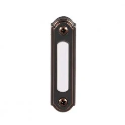 Hampton Bay Wired LED Illuminated Doorbell Push Button, Mediterranean Bronze -Hampton Bay Shop mediterranean bronze hampton bay doorbell buttons hb 557 00 c3 1000
