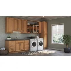Hampton Bay Hampton Assembled 36x34.5x24 in. Blind Base Corner Kitchen Cabinet in Medium Oak 21 Hampton Bay Hampton Assembled 36x34.5x24 in. Blind Base Corner Kitchen Cabinet in Medium Oak -Hampton Bay Shop medium oak hampton bay assembled kitchen cabinets kbbc45 mo 77 1000
