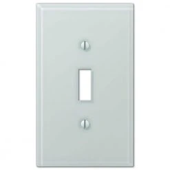 Hampton Bay Acrylic 1 Gang Toggle Wall Plate - Mint White